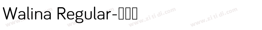 Walina Regular字体转换